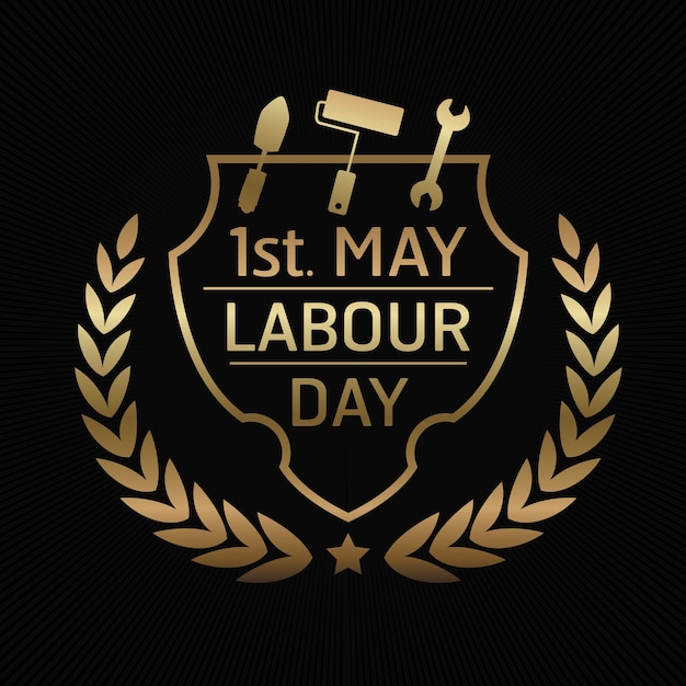 Logo Du 1er Mai De La Fête Du Travail