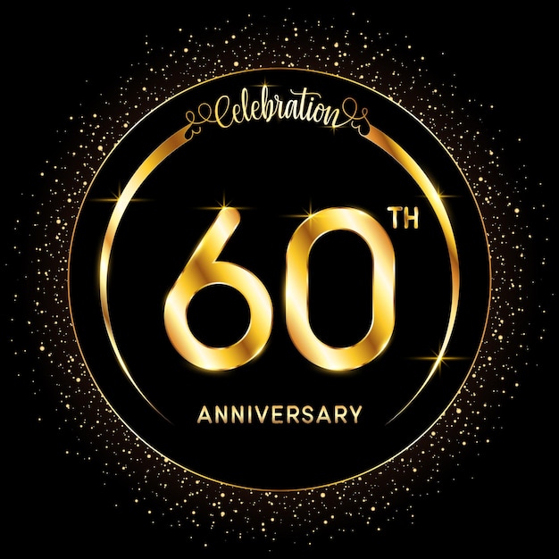 Vecteur logo du 60e anniversaire