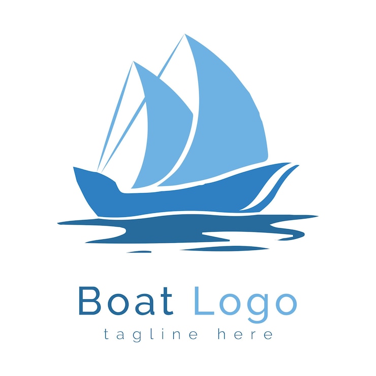 Vecteur logo du bateau