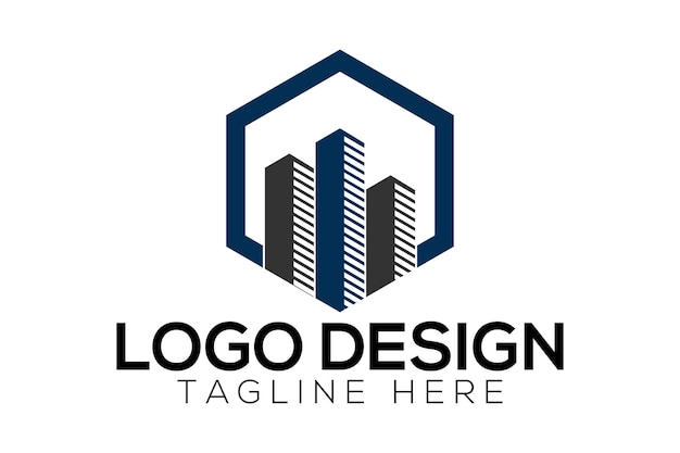 Logo du bâtiment hexagonal