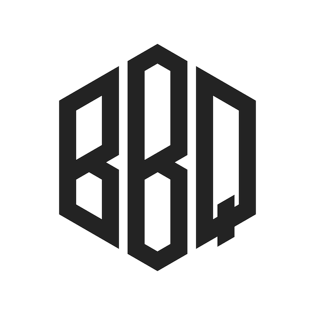 Le logo du BBQ est constitué d'une lettre initiale, d'un monogramme et d'une forme hexagonale.