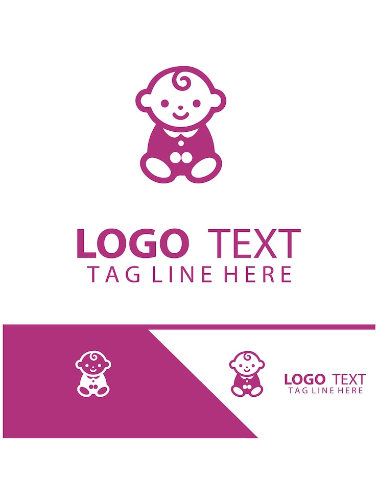Vecteur le logo du bébé