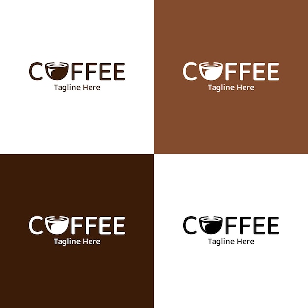 Vecteur le logo du café