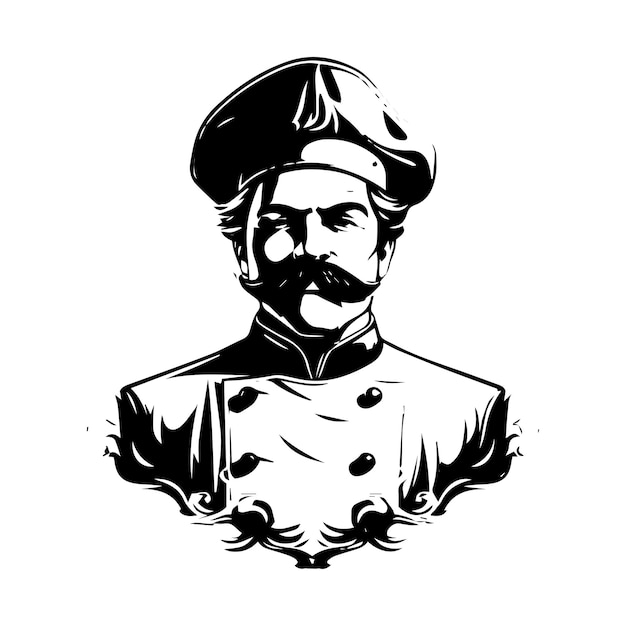 Vecteur logo du chef