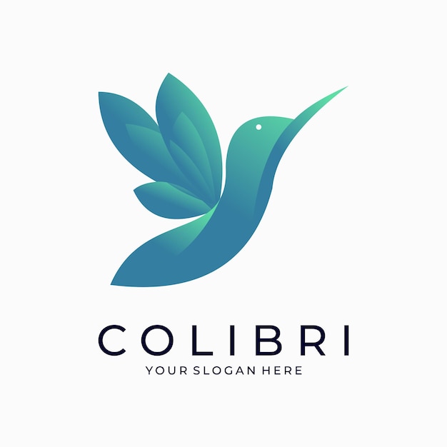 Vecteur le logo du colibri