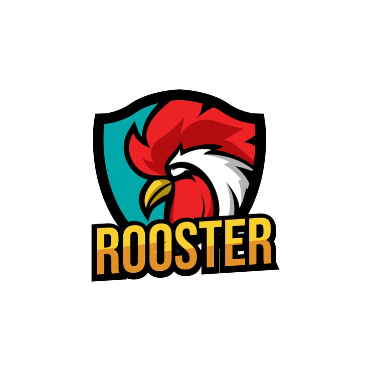 Vecteur logo du coq