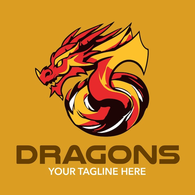 Le logo du dragon furieux