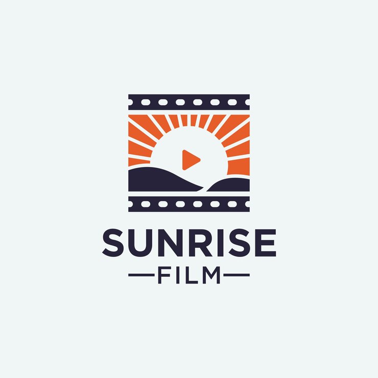 Vecteur le logo du film sunrise