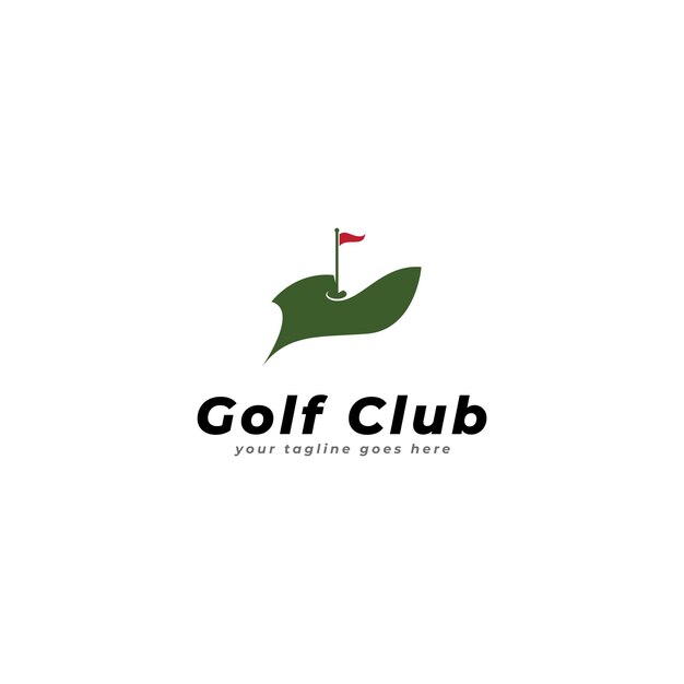 Logo Du Golf Modèle De Conception Du Logo Du Golf Vecteur