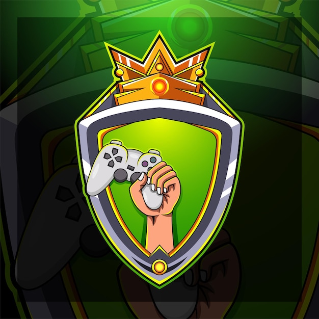 Logo Du Jeu Esport Joueur Pro