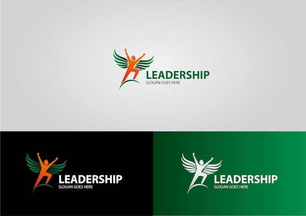 Vecteur le logo du leadership
