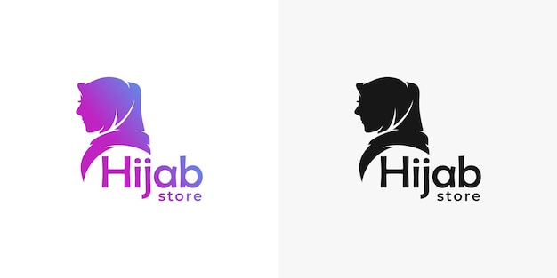 Vecteur logo du magasin hijab