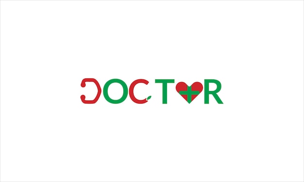 Vecteur logo du médecin