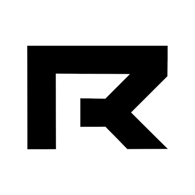 Vecteur le logo du monogramme r