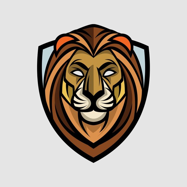 Vecteur logo du protecteur du lion