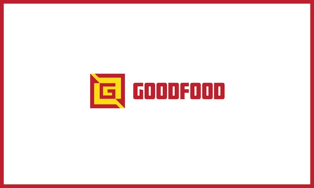 Vecteur logo du restaurant goodfood