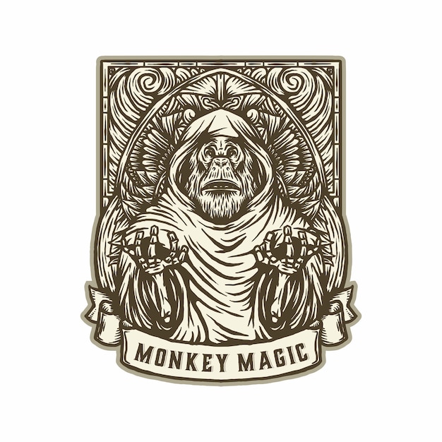 Logo Du Singe Magique