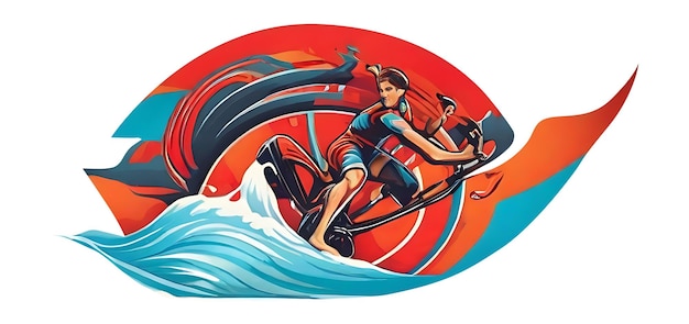 Logo du sport aquatique Triathlon