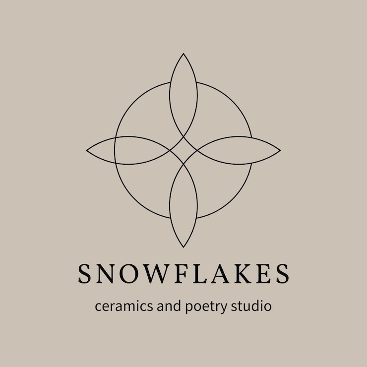 Vecteur le logo du studio snowflakes