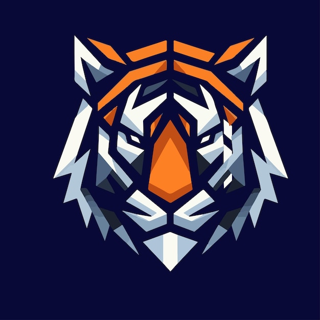 Vecteur le logo du tigre royal bengal