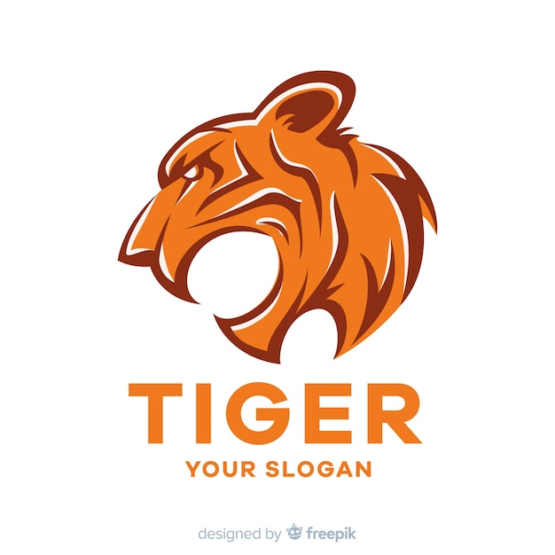 Vecteur logo du tigre