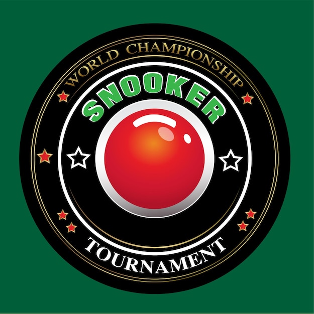 Vecteur logo du tournoi de snooker