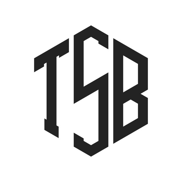 Le logo du TSB est constitué d'une lettre initiale, d'un monogramme et d'une forme hexagonale.