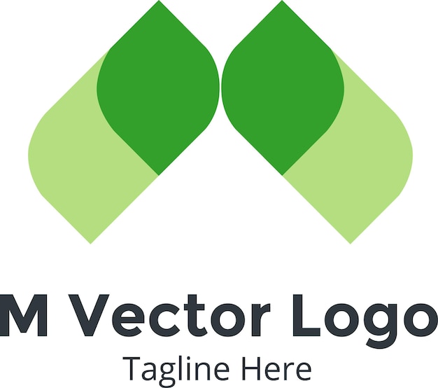 Vecteur logo du vecteur m