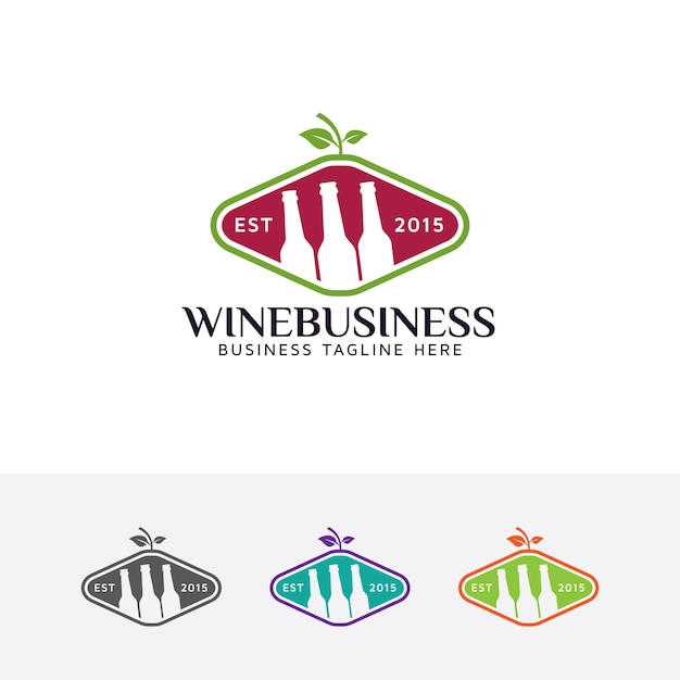 Logo Du Vin Et Des Boissons