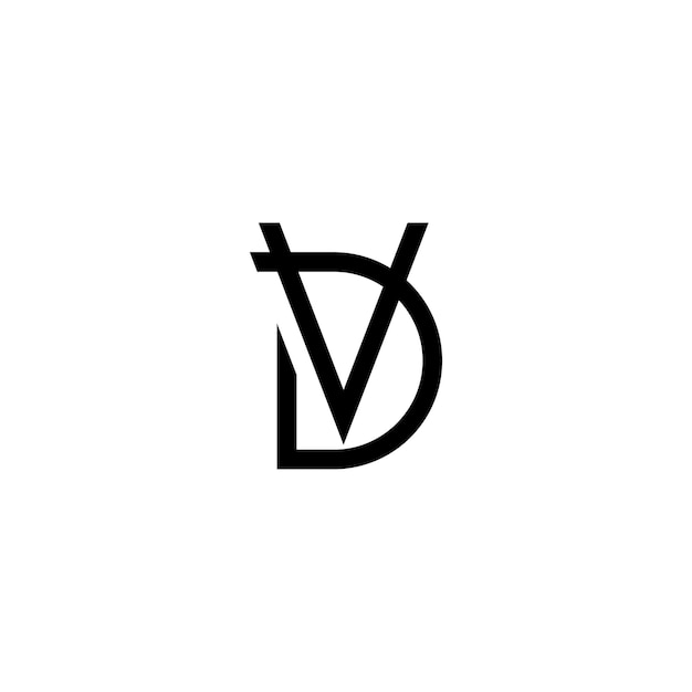 Vecteur logo dv