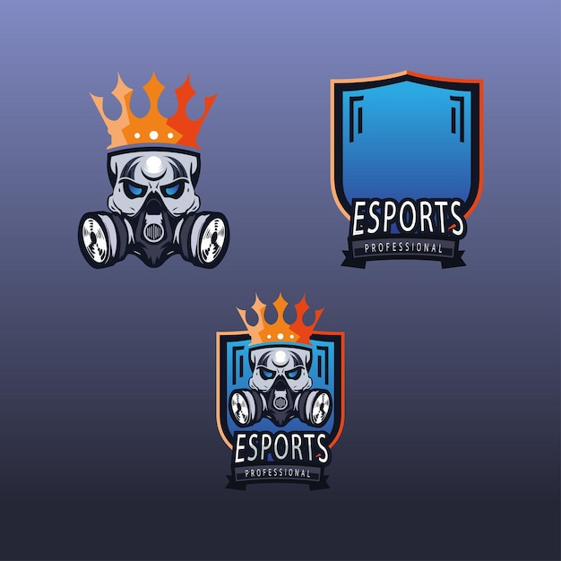 Vecteur logo e-sport