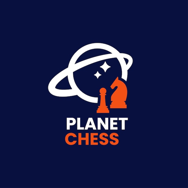 Logo D'échecs De La Planète