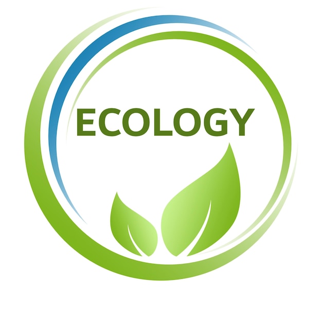 Logo écologique Illustration Vectorielle D'une Image Minimaliste D'un Logo écologique Esquisse Pour La Créativité