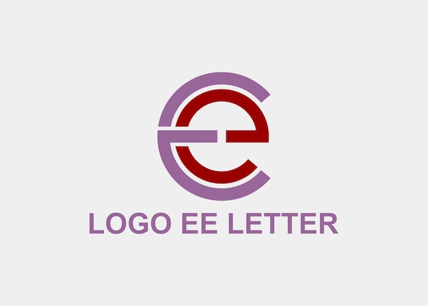 Logo Ee Ligne Lettre Nom De L'entreprise