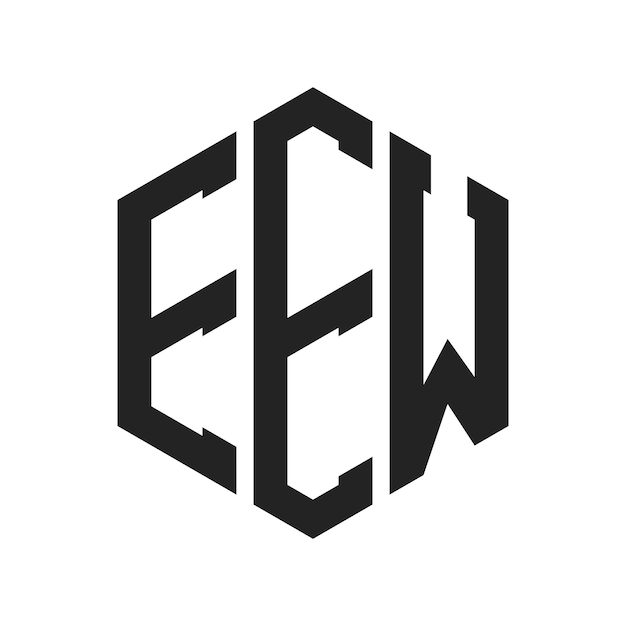 Le logo de l'EEW est constitué d'une lettre initiale, d'un monogramme et d'une forme hexagonale.