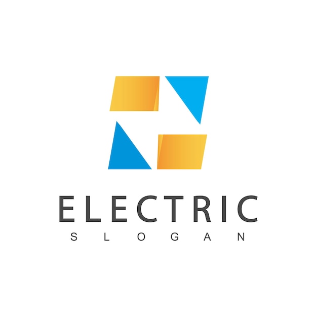 Logo électrique à L'aide De L'icône De Boulon