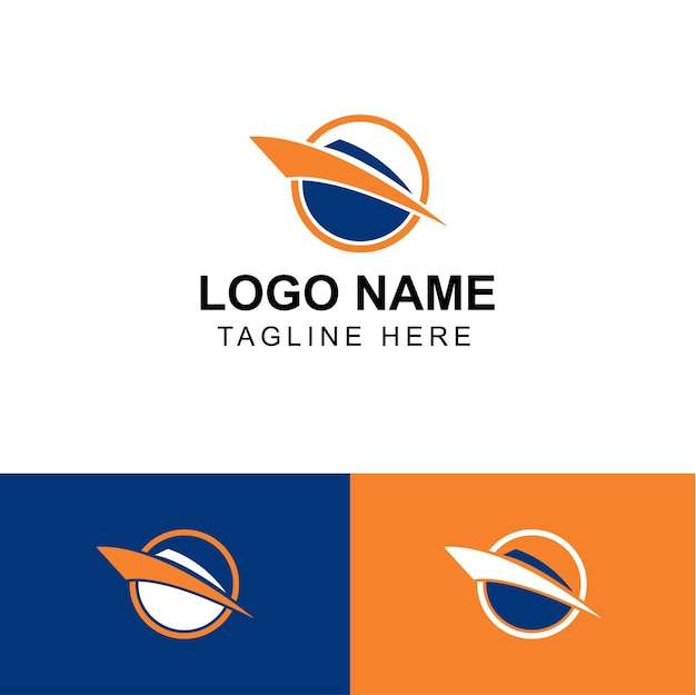 Vecteur un logo emblématique représentant le concept d'entreprise financière et commerciale
