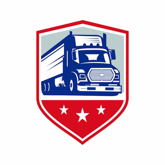 Logo De L'emblème Du Camion