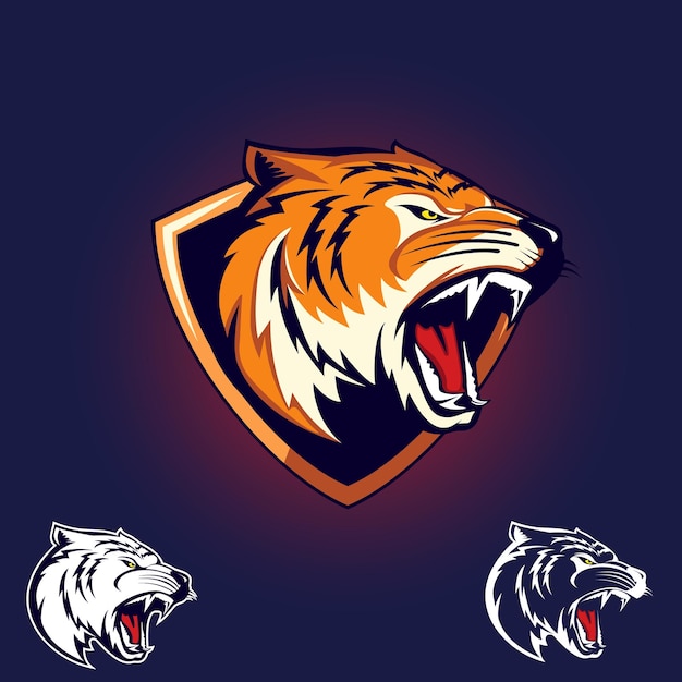 Logo de l'emblème du tigre