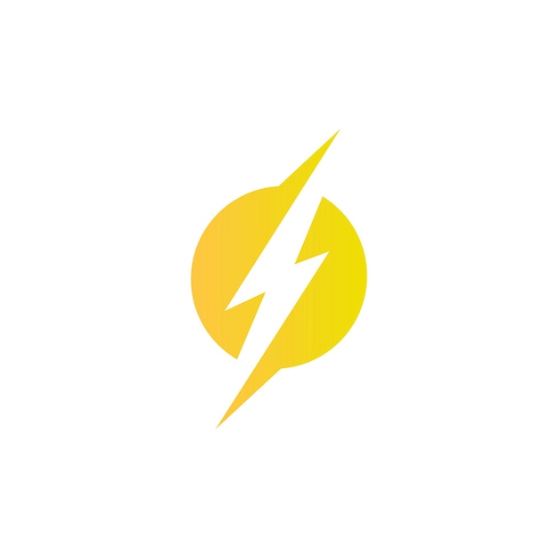 Logo de l'énergie électrique éclair