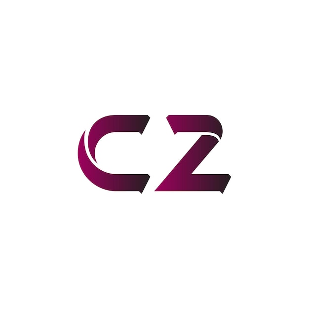 Vecteur le logo de l'entreprise cz