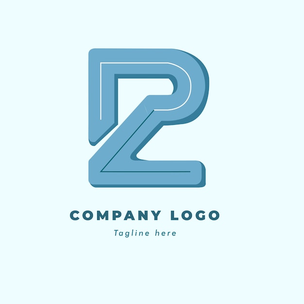 Logo d'entreprise de lettre pour l'entreprise