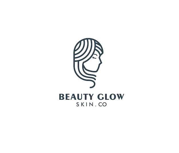 Logo De L'entreprise De Soins De La Peau Beauty Glow