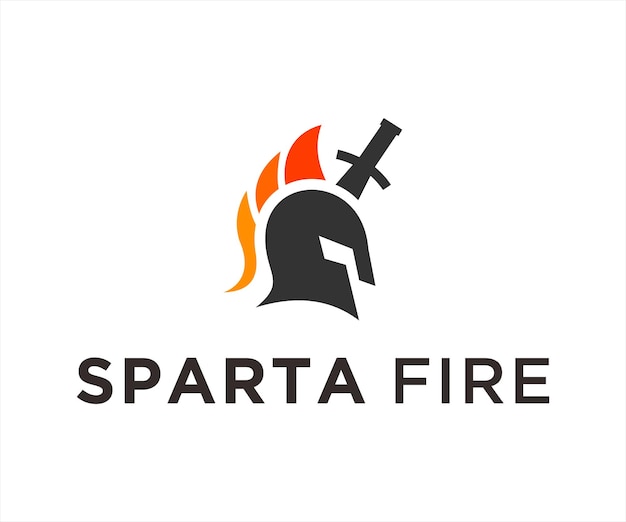 logo épée spartiate ou icône spartiate