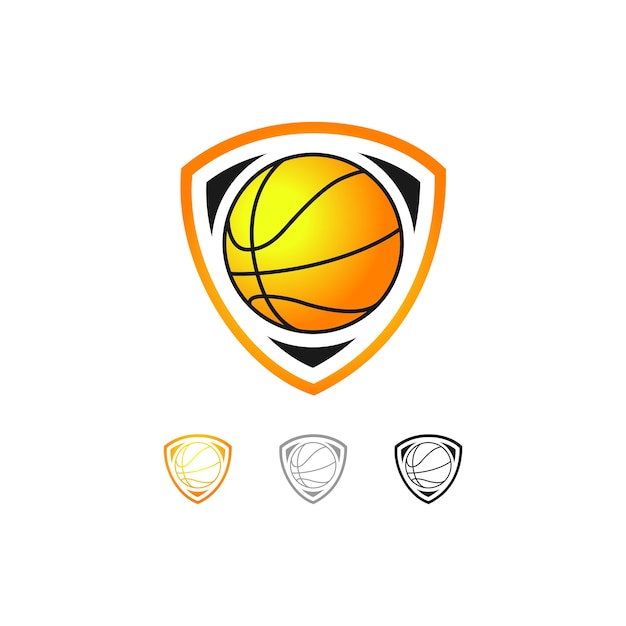 Vecteur logo de l'équipe de basketball