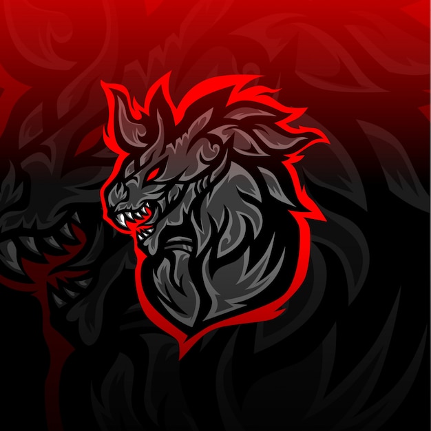 Logo Esport Dragon Noir