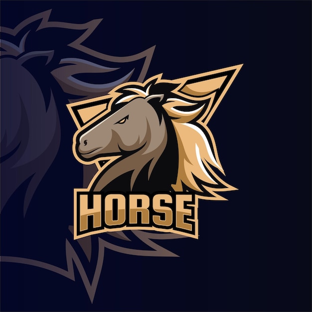 logo esports cheval cool et unique