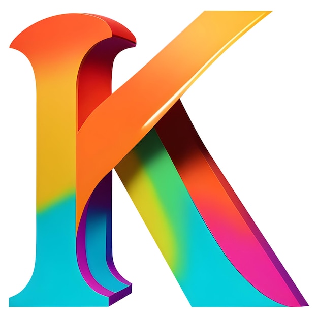 logo etter K coloré