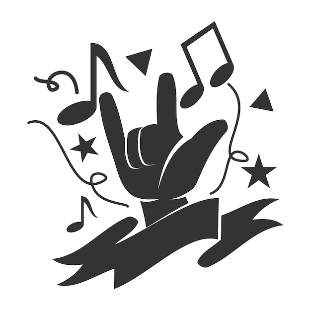 Vecteur logo de l'événement du festival de musique icône illustration identité de marque