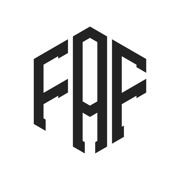 Le logo de la FAF est constitué d'une lettre initiale, d'un monogramme et d'une forme hexagonale.